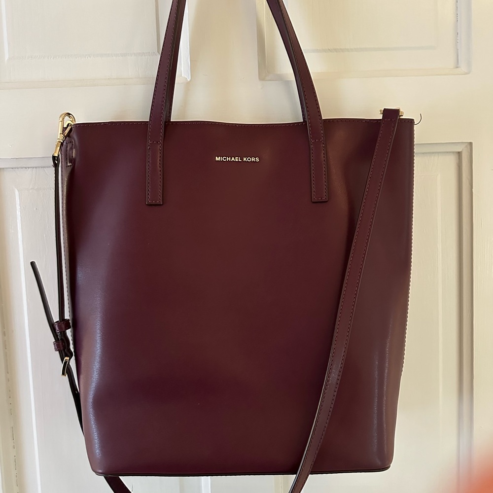 Michael Kors Large North South Leather Shoulder Tote
